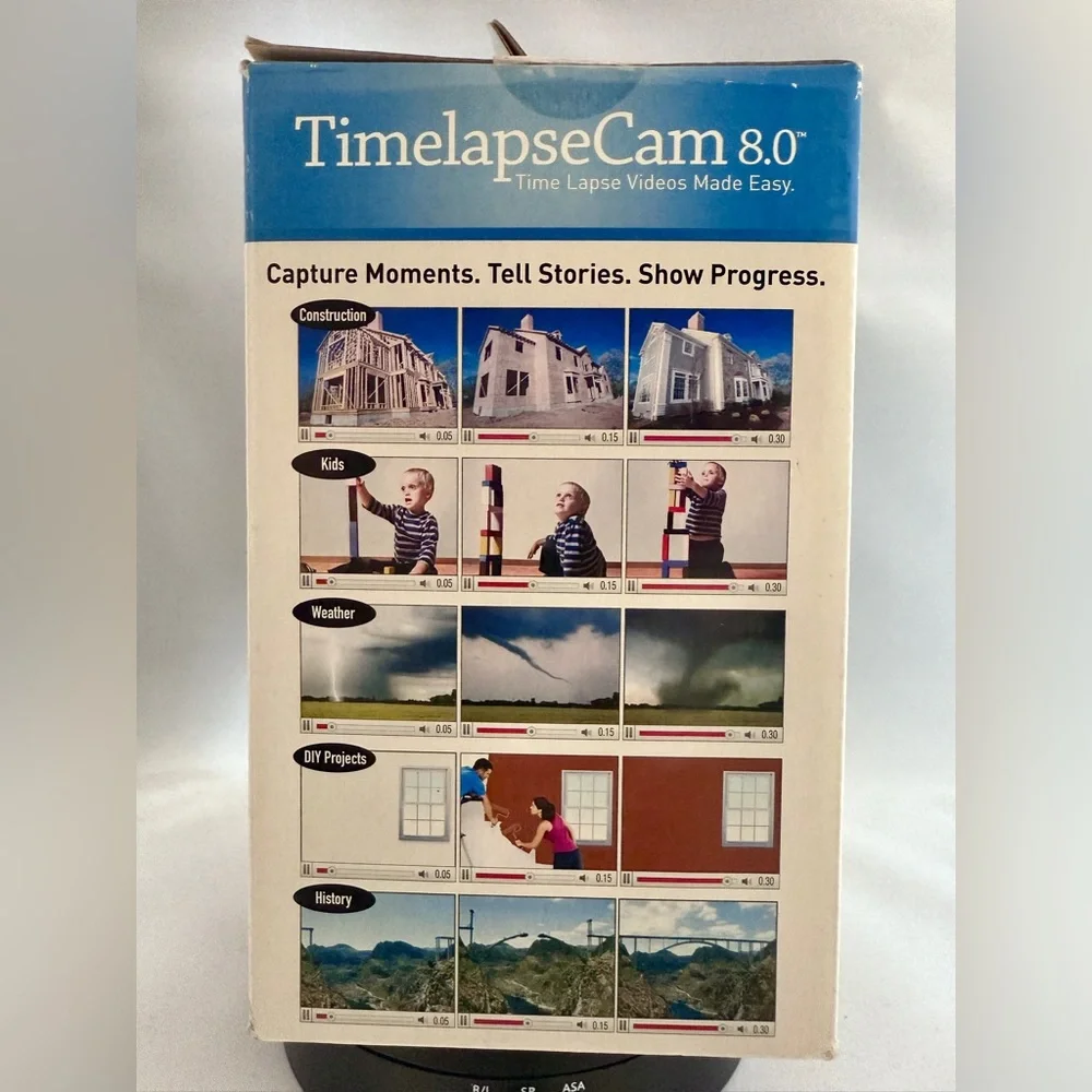 Timelapse Cam 8.0 HD Video Time Lapse Camera